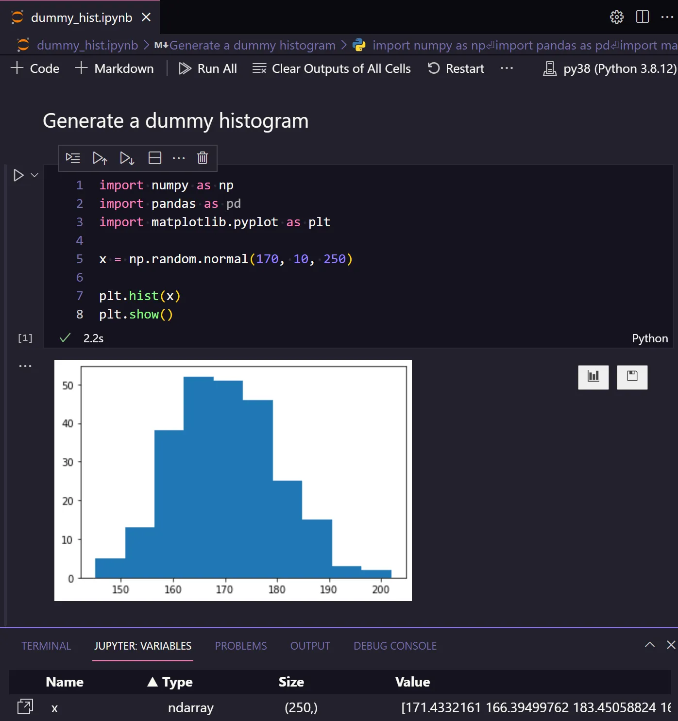 VS Code Jupyter Notebook